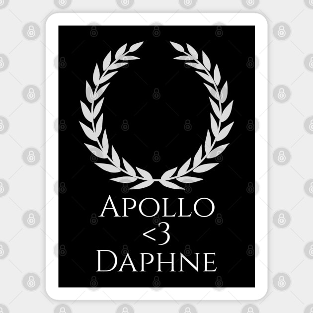 Apollo <3 Daphne - Ancient & Classical Greek Mythology Magnet by Styr Designs